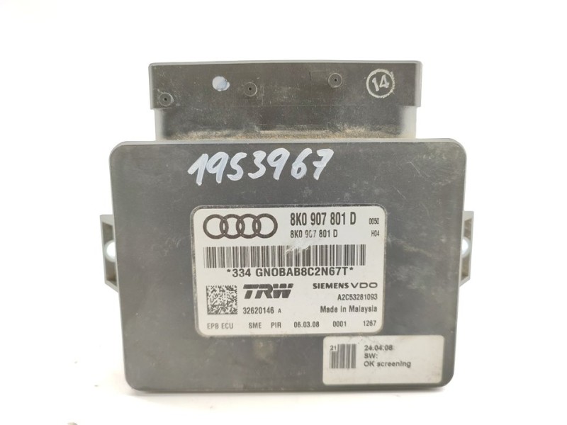 Recambio de modulo electronico para audi a4 ber. (b8) básico referencia OEM IAM 8K0907801D  