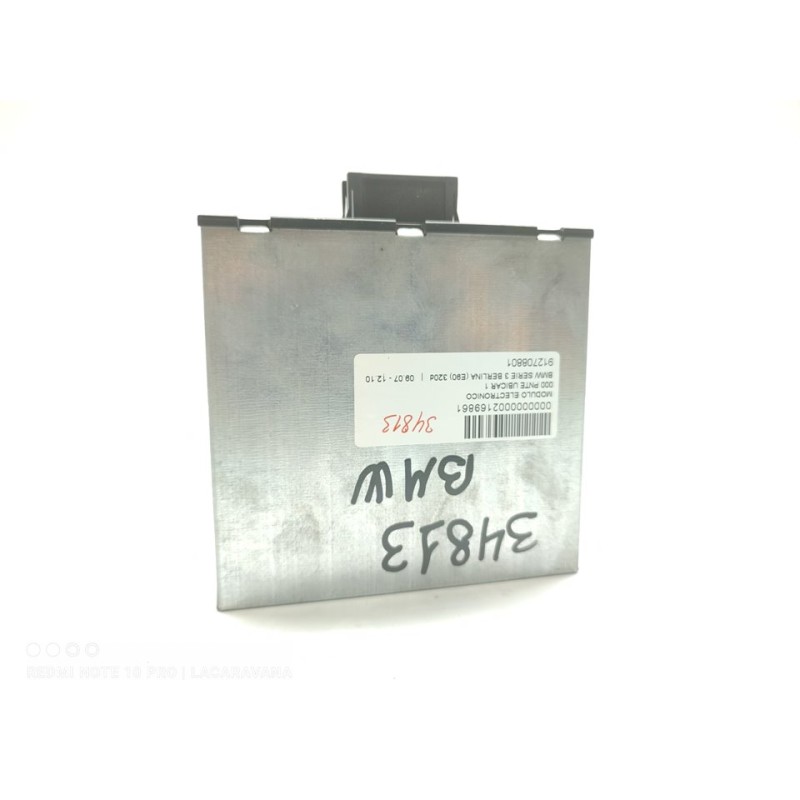 Recambio de modulo electronico para bmw serie 3 berlina (e90) 320d referencia OEM IAM 912708801  