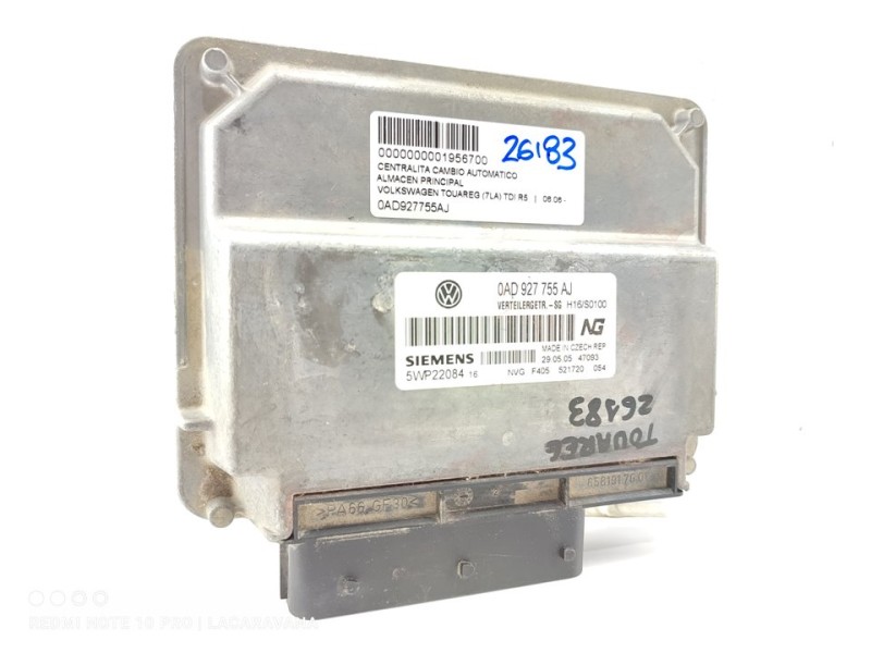 Recambio de modulo electronico para volkswagen touareg (7la) tdi r5 referencia OEM IAM 0AD927755AJ  