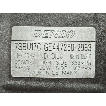 Recambio de compresor aire acondicionado para bmw serie 5 gran turismo (f07) 530d referencia OEM IAM GE4472602983  