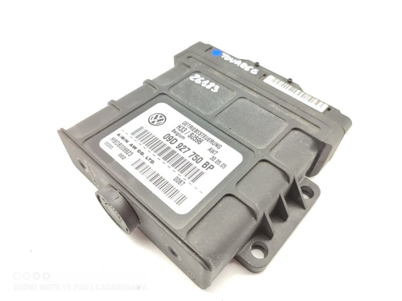 Recambio de centralita cambio automatico para volkswagen touareg (7la) tdi r5 referencia OEM IAM 09D927750BP  
