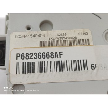 Recambio de caja reles / fusibles para jeep cherokee limited 4wd referencia OEM IAM P68236668AF  