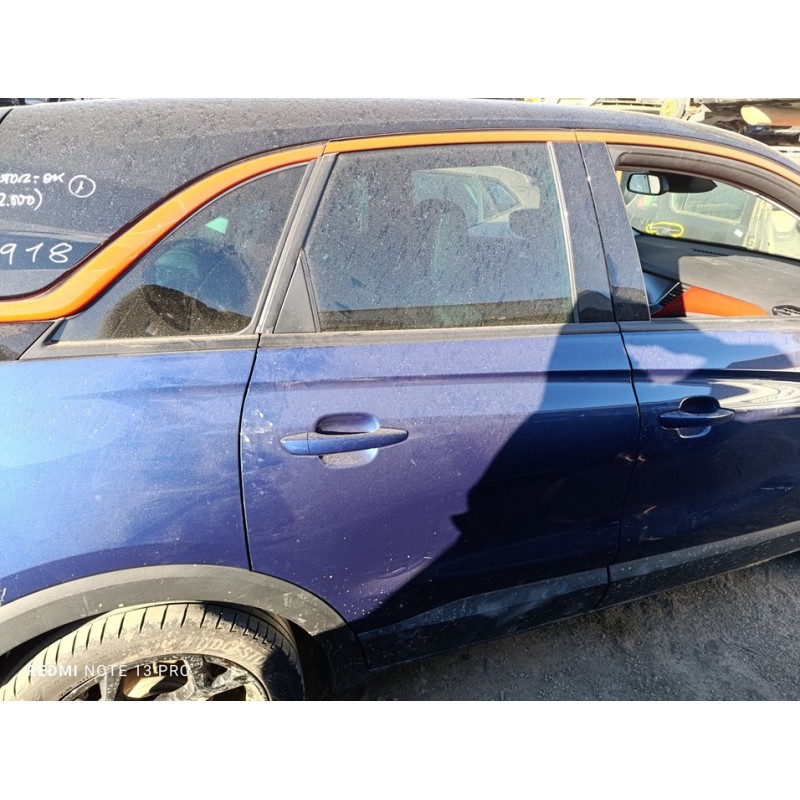 Recambio de puerta trasera derecha para opel crossland x gs line referencia OEM IAM 39127312  