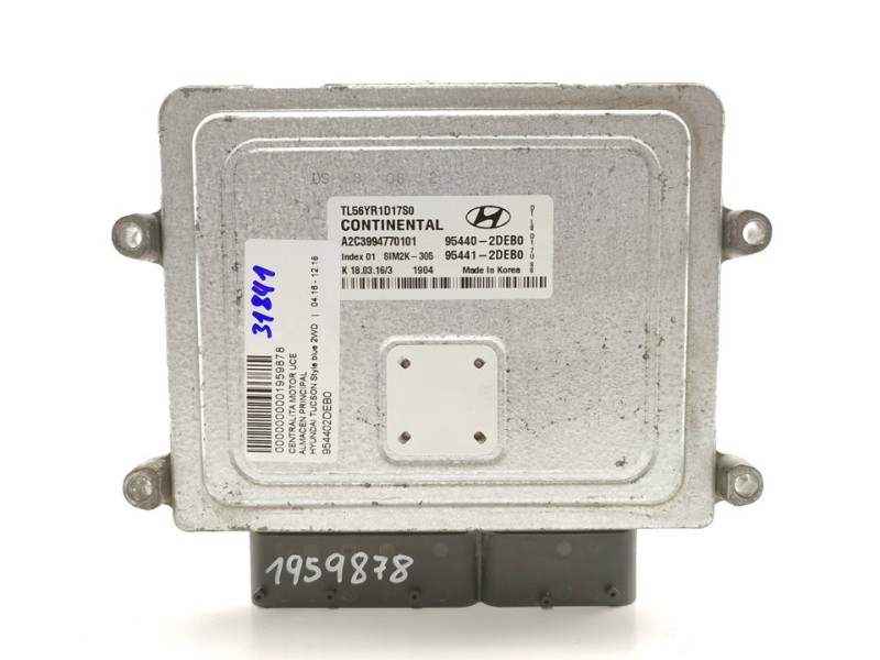 Recambio de centralita motor uce para hyundai tucson style blue 2wd referencia OEM IAM 954402DEB0  