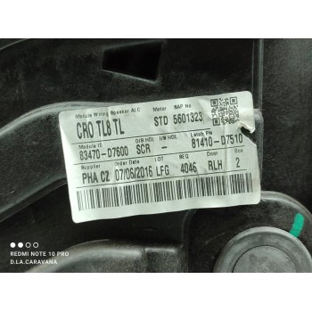 Recambio de elevalunas trasero izquierdo para hyundai tucson style blue 2wd referencia OEM IAM 83470D7600  