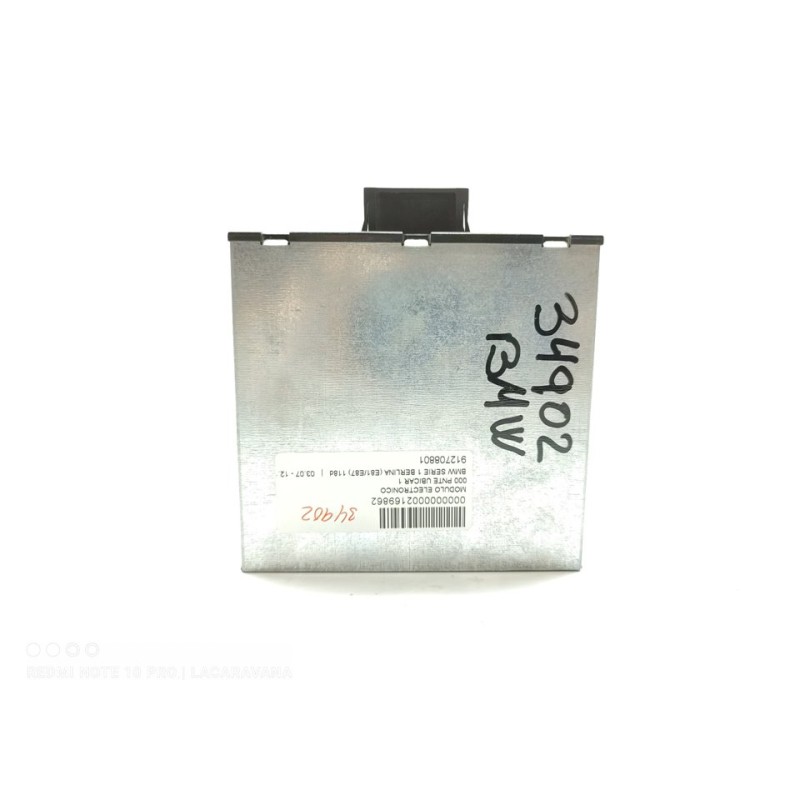 Recambio de modulo electronico para bmw serie 1 berlina (e81/e87) 118d referencia OEM IAM 912708801  