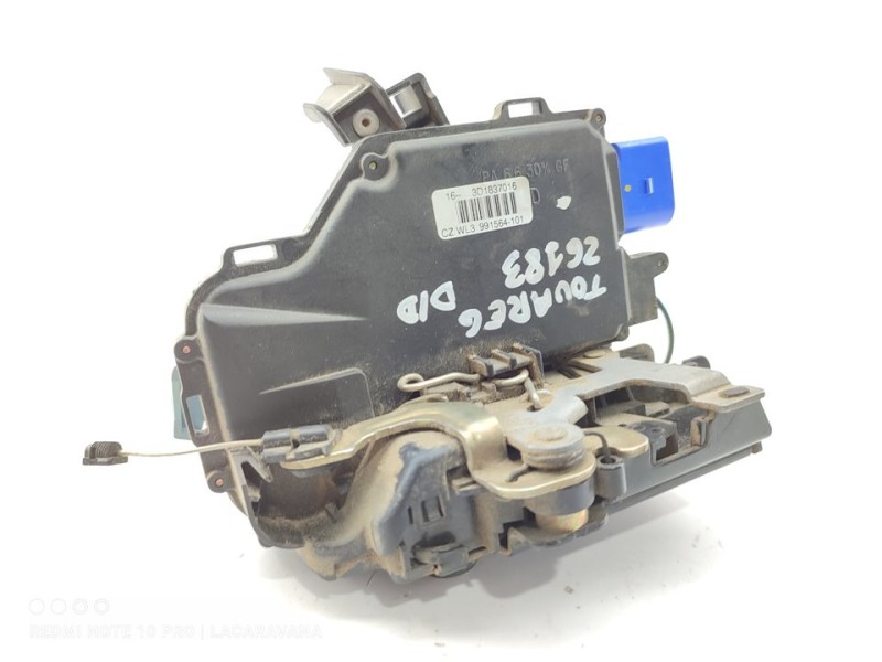 Recambio de cerradura puerta delantera derecha para volkswagen touareg (7la) tdi r5 referencia OEM IAM 3D1837016  