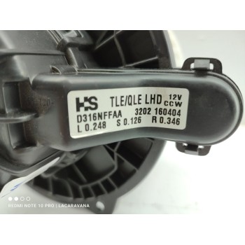 Recambio de ventilador calefaccion para hyundai tucson style blue 2wd referencia OEM IAM D316NFFAA  