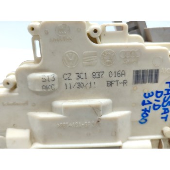 Recambio de cerradura puerta delantera derecha para volkswagen passat lim. (362) exclusive bluemotion referencia OEM IAM 3C18370