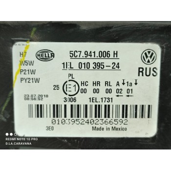 Recambio de faro derecho para volkswagen jetta (162) sport referencia OEM IAM 5C7941006H  