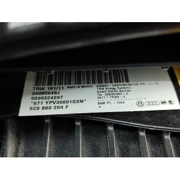 Recambio de kit airbag para volkswagen jetta (162) sport referencia OEM IAM 5C0959655C  