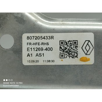 Recambio de elevalunas delantero derecho para renault kadjar business referencia OEM IAM 807205433R  