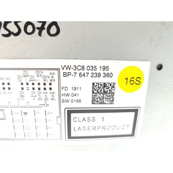 Recambio de sistema audio / radio cd para volkswagen jetta (162) sport referencia OEM IAM 3C8035195  
