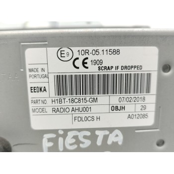 Recambio de sistema audio / radio cd para ford fiesta (ce1) active referencia OEM IAM H1BT18C815GM  