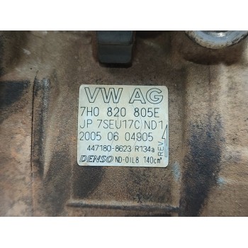 Recambio de compresor aire acondicionado para volkswagen touareg (7la) tdi v10 referencia OEM IAM 7H0820805E  