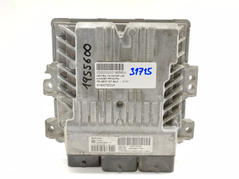 Recambio de centralita motor uce para peugeot 207 sport referencia OEM IAM 9666571380  