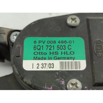 Recambio de pedal acelerador para seat toledo (1m2) signo referencia OEM IAM 6Q1721503C  