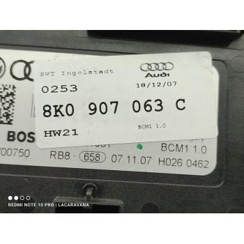 Recambio de caja reles / fusibles para audi a5 coupe (8t) 3.0 tdi quattro referencia OEM IAM 8K0907063C  