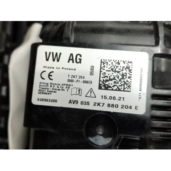 Recambio de kit airbag para volkswagen caddy furgón/kombi furgón bmt referencia OEM IAM 2K7880201D  