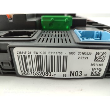 Recambio de caja reles / fusibles para peugeot 2008 (--.2013) active referencia OEM IAM 9807532080  
