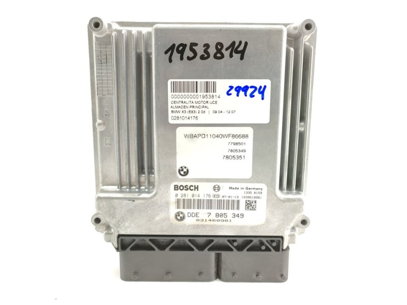 Recambio de centralita motor uce para bmw x3 (e83) 2.0d referencia OEM IAM 0281014176  