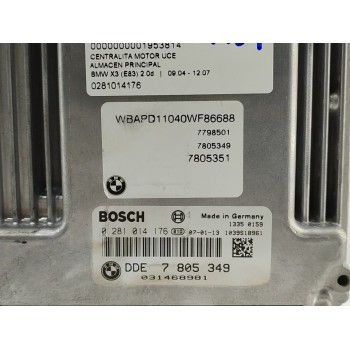 Recambio de centralita motor uce para bmw x3 (e83) 2.0d referencia OEM IAM 0281014176  