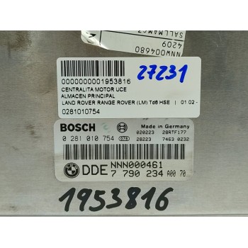 Recambio de centralita motor uce para land rover range rover (lm) td6 hse referencia OEM IAM 0281010754  