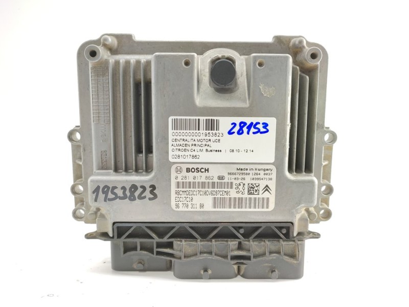 Recambio de centralita motor uce para citroën c4 lim. business referencia OEM IAM 0281017862  