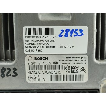 Recambio de centralita motor uce para citroën c4 lim. business referencia OEM IAM 0281017862  