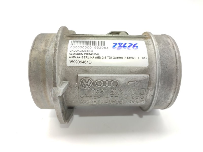 Recambio de caudalimetro para audi a4 berlina (8e) 2.5 tdi quattro (132kw) referencia OEM IAM 059906461D  
