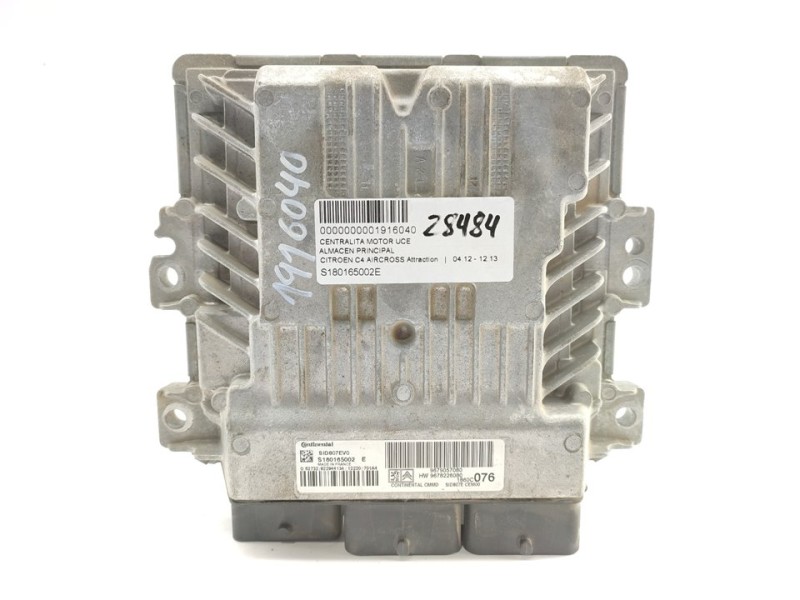 Recambio de centralita motor uce para citroën c4 aircross attraction referencia OEM IAM S180165002E  