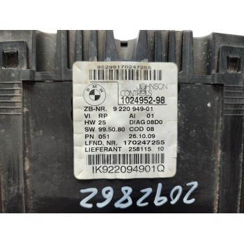 Recambio de cuadro instrumentos para bmw serie 1 berlina (e81/e87) 118d referencia OEM IAM 922094901  