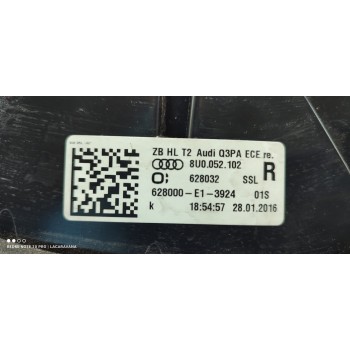 Recambio de piloto trasero derecho para audi q3 (8ug) attraction referencia OEM IAM 8UO052102R  