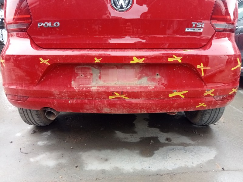 Recambio de paragolpes trasero para volkswagen polo v (6r1, 6c1) 1.2 tsi 16v referencia OEM IAM 6C6807421AGRU  
