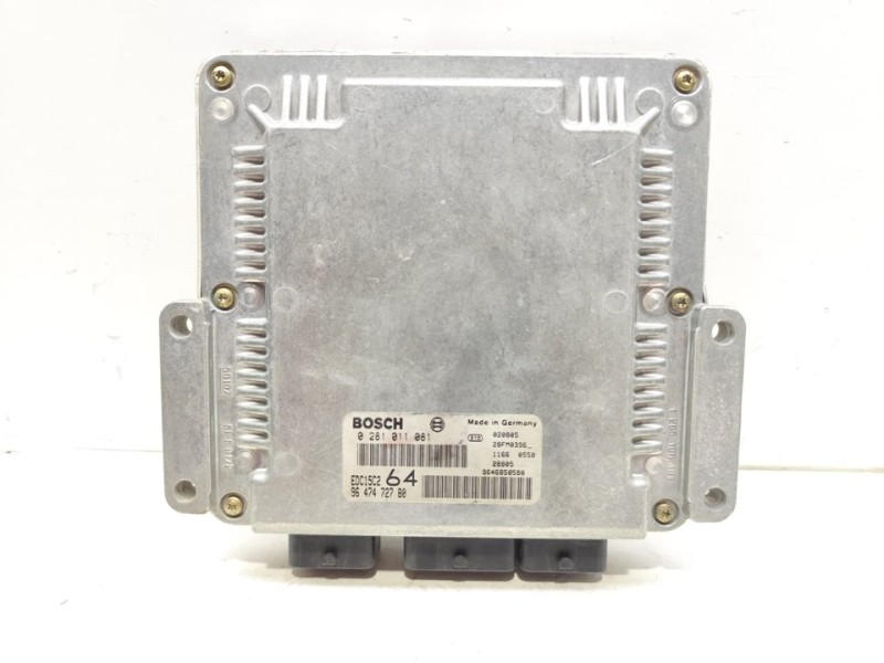 Recambio de centralita motor uce para peugeot 307 (s1) xt referencia OEM IAM 0281011081  