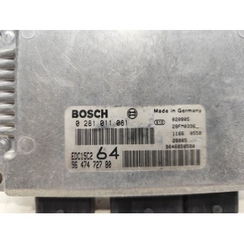 Recambio de centralita motor uce para peugeot 307 (s1) xt referencia OEM IAM 0281011081  