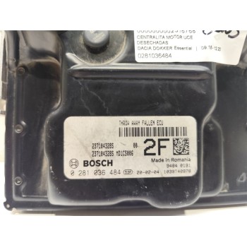 Recambio de centralita motor uce para dacia dokker essential referencia OEM IAM 0281036484  