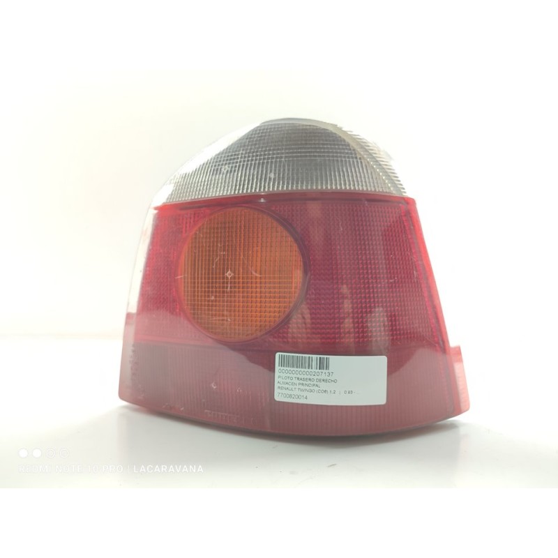 Recambio de piloto trasero derecho para renault twingo (co6) 1.2 referencia OEM IAM 7700820014  