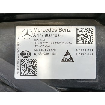 Recambio de faro derecho para mercedes-benz clase a berlina (bm 177) a 200 (177.187) referencia OEM IAM A1779060201  
