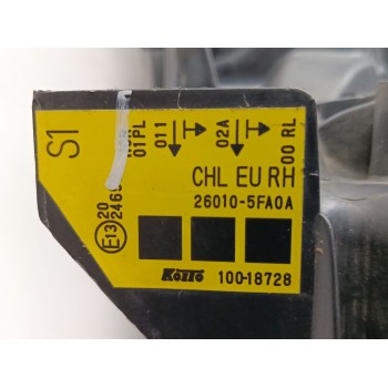 Recambio de faro derecho para nissan micra v (k14) 1.0 referencia OEM IAM 260105FA0A  