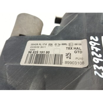 Recambio de faro izquierdo para peugeot 3008 i monospace (0u_) 1.6 hdi referencia OEM IAM 9682519180 6208N9 