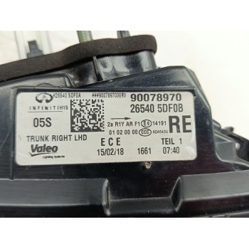 Recambio de piloto trasero derecho interior para infiniti qx30 premium referencia OEM IAM 265405DF0B  