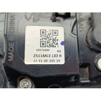 Recambio de piloto trasero derecho interior para mg zs luxury referencia OEM IAM 10571684  