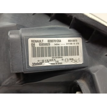Recambio de faro izquierdo para opel vivaro furgón/combi (07.2006 =>) furgón 2.7t l1h1 referencia OEM IAM 8200701354 93859829 