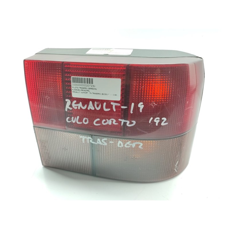 Recambio de piloto trasero derecho para renault 19 hatchback (b/c53) referencia OEM IAM   