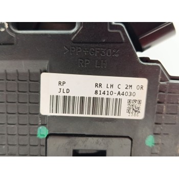 Recambio de cerradura puerta trasera izquierda para kia carens iv 1.6 gdi referencia OEM IAM 81410A4020  