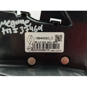 Recambio de cerradura puerta trasera izquierda para renault megane iv grandtour zen referencia OEM IAM 825035881R 825037601R 