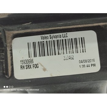 Recambio de faro antiniebla derecho para cadillac srx sports edition tracción total referencia OEM IAM 15930686  
