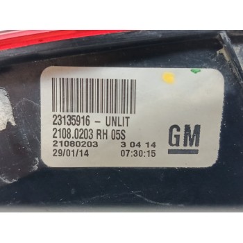 Recambio de piloto trasero derecho interior para opel insignia berlina selective referencia OEM IAM 23135916  