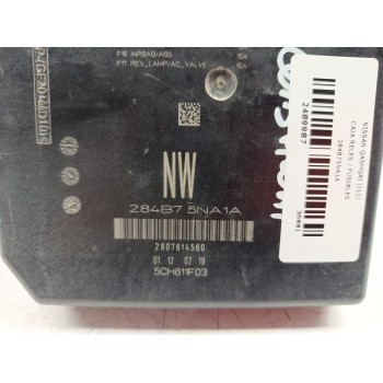Recambio de caja reles / fusibles para nissan qashqai (j11) acenta referencia OEM IAM 284B75NA1A  